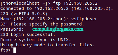 Configure Vsftpd FTP Server on Rocky Linux