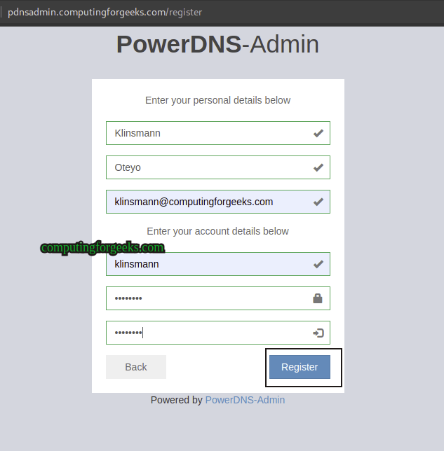 Install PowerDNS and PowerDNS Admin on Debian 12/11/10 5 Install PowerDNS and PowerDNS Admin on Debian 4 1