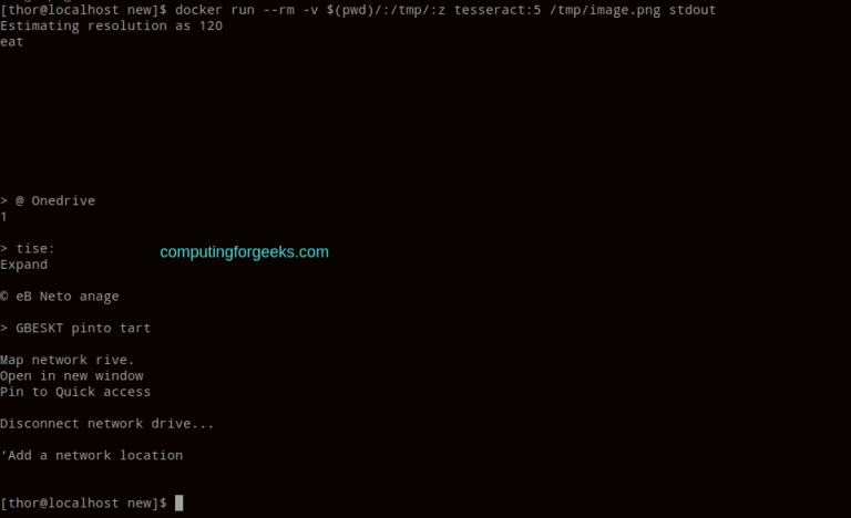 Install Tesseract OCR 5 on Rocky LinuxAlmaLinux