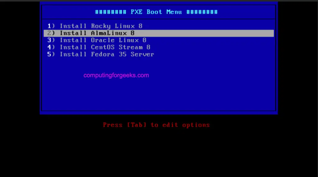 Install Virtual Machines on KVM using PXE Kickstart 05