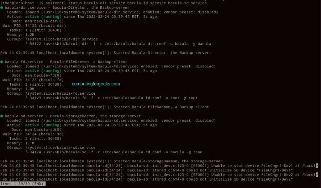 Install and Use Bacula Backup on Rocky LinuxAlmaLinux