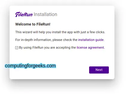 Running Filerun Storage Sync Server in Docker Container 1 Running Filerun Storage Sync Server in Docker Container