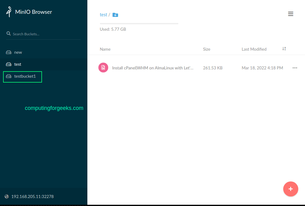 Deploy and Manage MinIO Storage clusters on Kubernetes 8