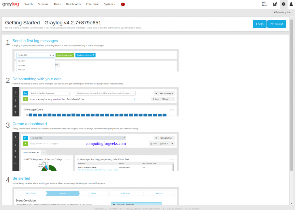How To Run Graylog Server in Docker Containers 2