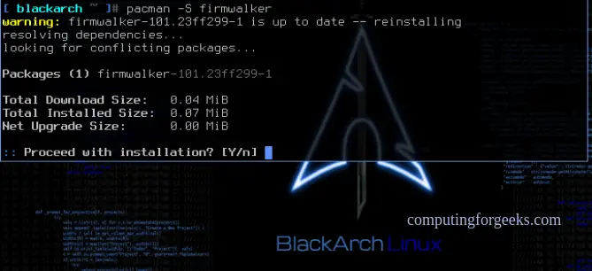 Install BlackArch Linux on VirtualBox or VMWare using OVA 19 Install BlackArch Linux on VirtualBoxVMWare Workstation using OVA image 18