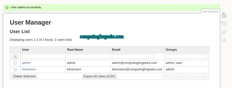 Install DokuWiki on Rocky Linux 8/AlmaLinux 8 With Let's Encrypt SSL 7 Install DokuWiki on Rocky Linux AlmaLinux With Lets Encrypt SSL 7