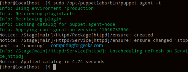 Install Puppet 7 Server and Agent on CentOS 7|RHEL 7 5 Install Puppet 7 Server and Agent on CentOSRHEL 6 1