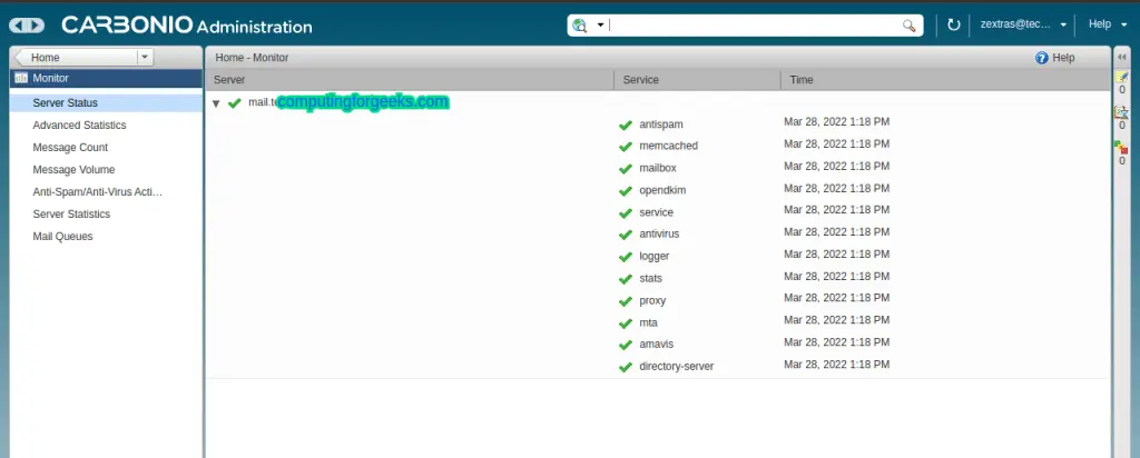 Install Zimbra Zextras Carbonio CE on Ubuntu 20.04 5 Install Zextras Carbonio CE e mail and collaboration suite on Ubuntu 4