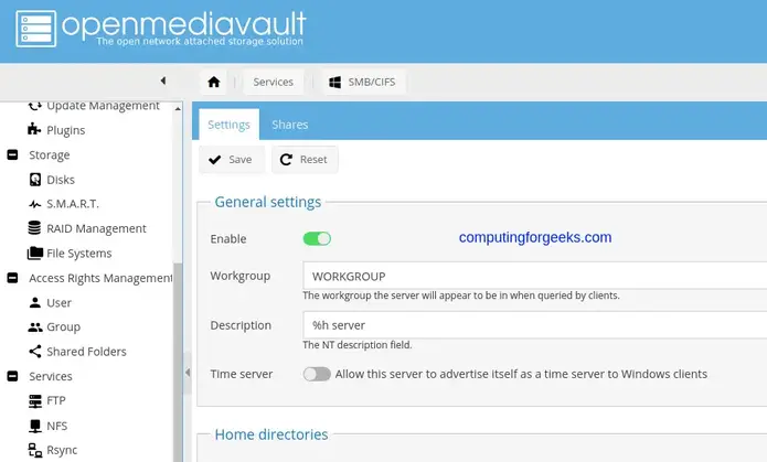 Install and Configure OpenMediaVault NAS Storage Server 27 Install and Configure OpenMediaVault NAS Storage Server 26