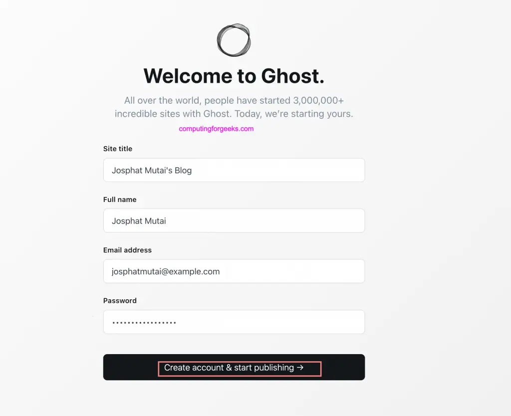 Install Ghost CMS on Ubuntu 22.04|20.04|18.04 1 install ghost ubuntu create user