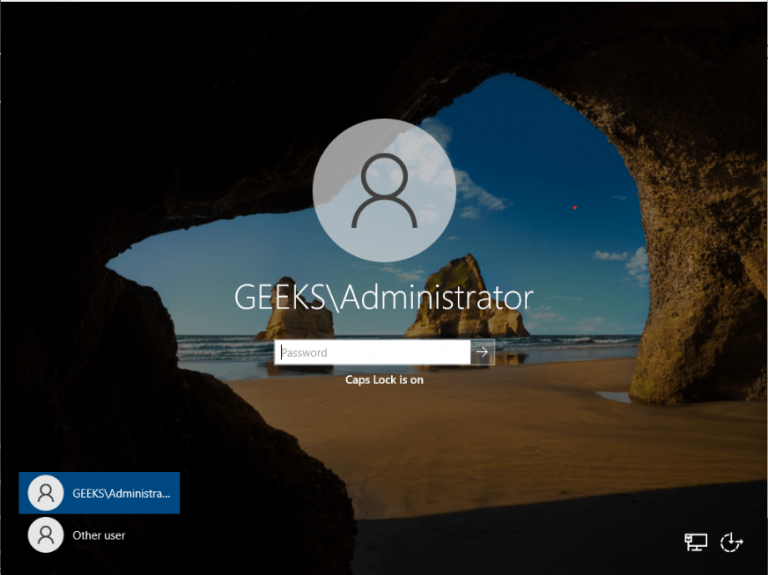 17 Login after reboot