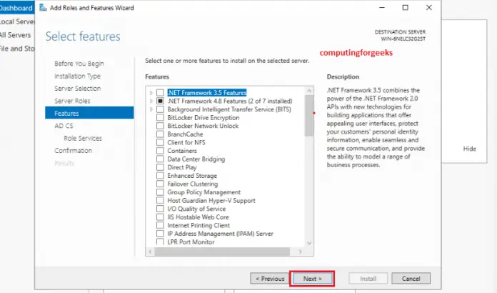 Install Active Directory Domain Services in Windows Server 2022 ...