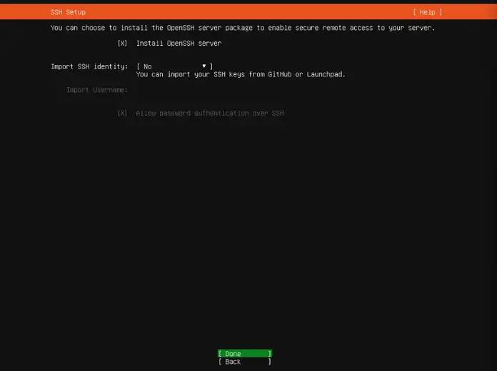 Install Ubuntu Server 22.04 (Jammy Jellyfish) Step by Step 12 7 install openssh server