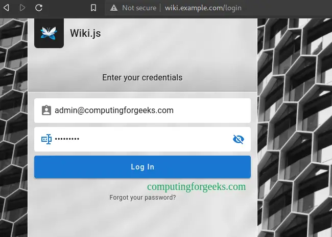 Install Wiki.js on Ubuntu 22.04|20.04|18.04 with Let's Encrypt SSL 3 Install Wiki.js on Ubuntu with Lets Encrypt SSL 2