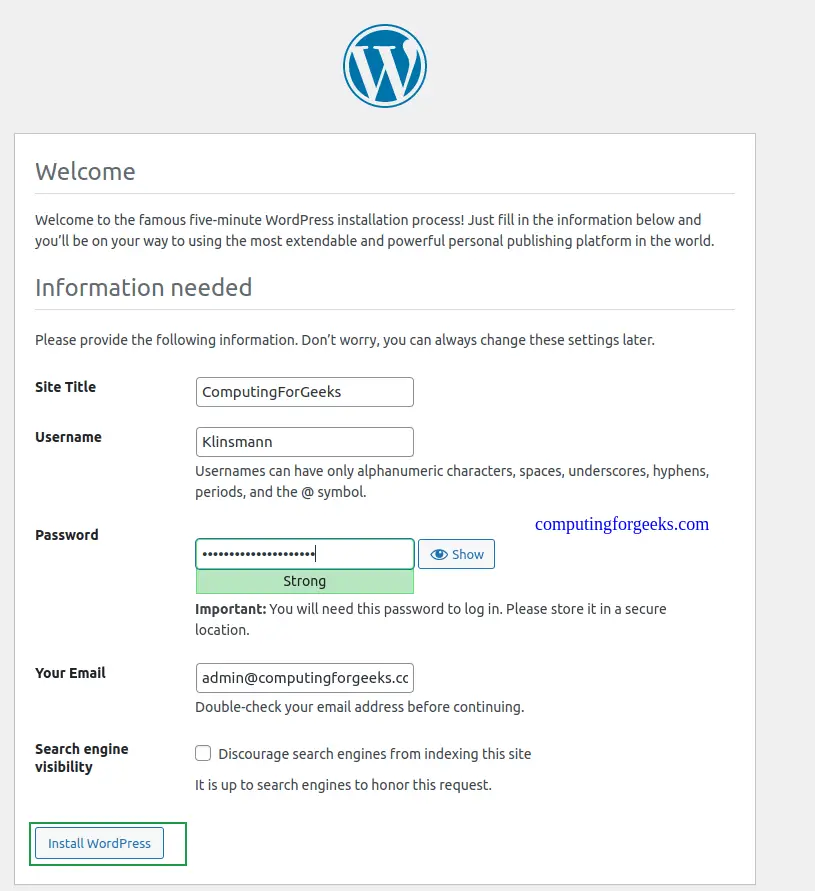 Install WordPress on Debian with Apache and Let's Encrypt 5 Install WordPress on Debian with Apache and Lets Encrypt 4