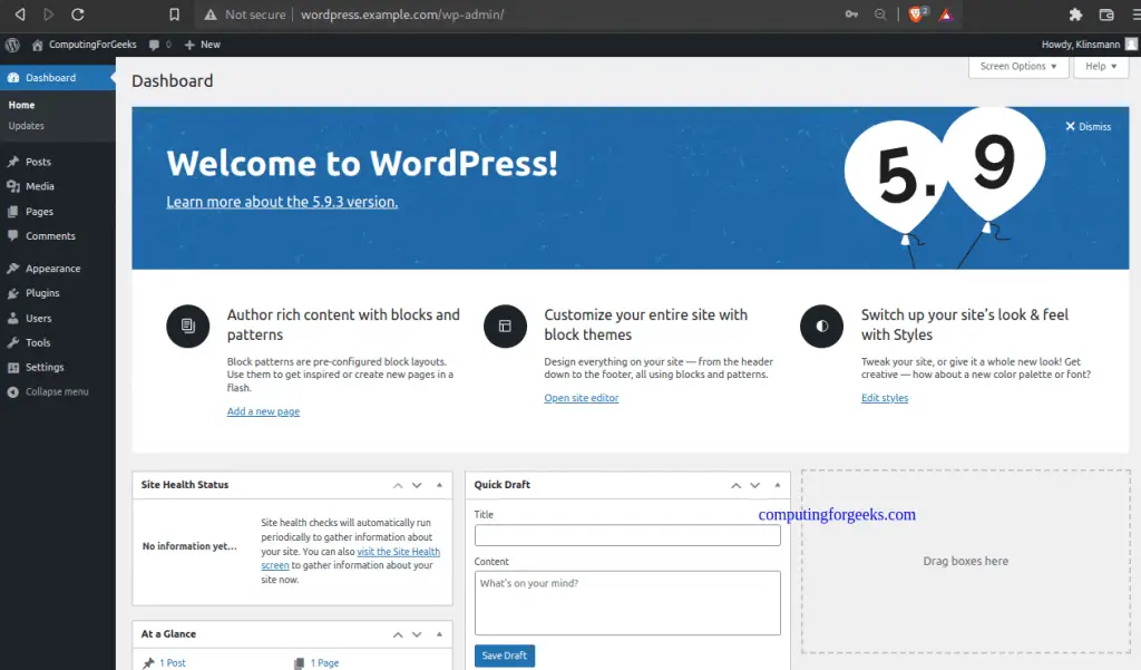 Install WordPress on Debian with Apache and Let's Encrypt 8 Install WordPress on Debian with Apache and Lets Encrypt 7