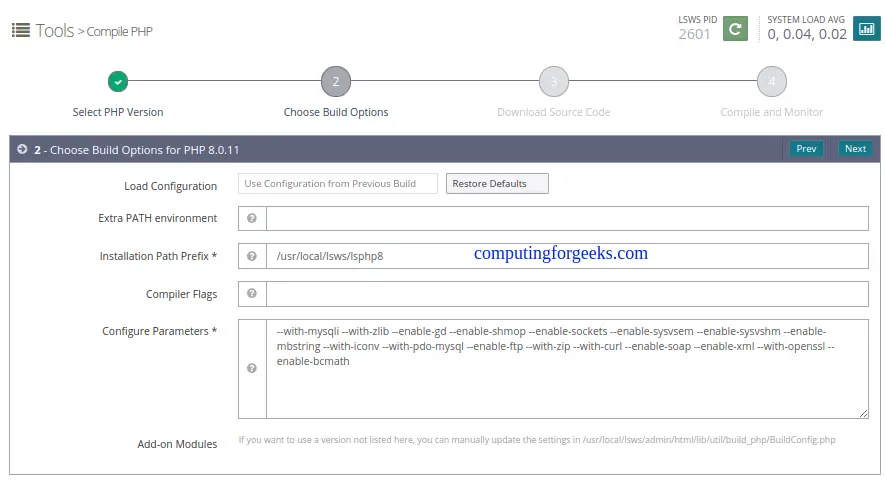 Install and Configure OpenLiteSpeed on RHEL 8 / Rocky Linux 8 4 Install and Configure OpenLiteSpeed on RHEL Rocky Linux 3