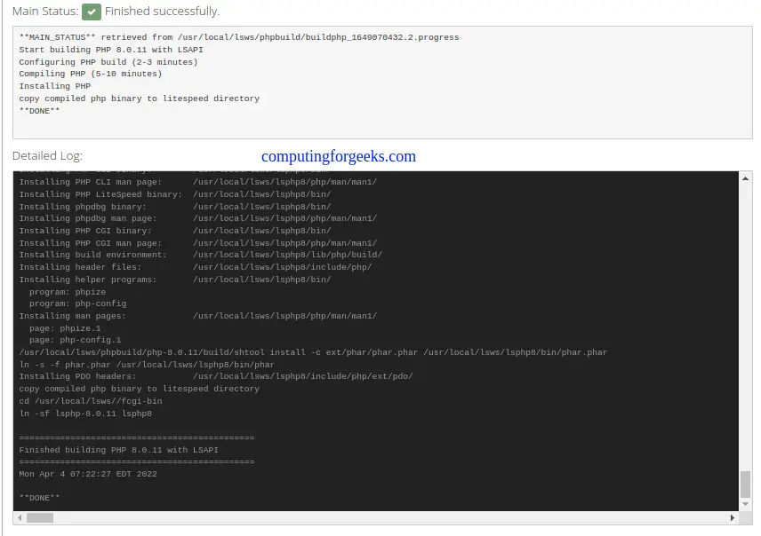 Install and Configure OpenLiteSpeed on RHEL 8 / Rocky Linux 8 6 Install and Configure OpenLiteSpeed on RHEL Rocky Linux 5