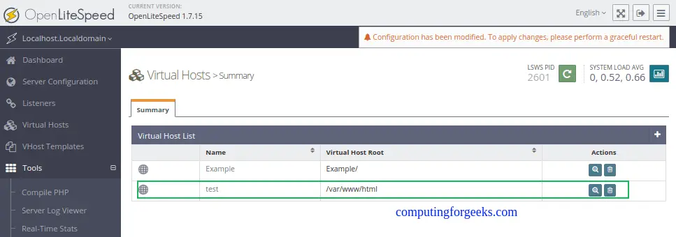 Install and Configure OpenLiteSpeed on RHEL 8 / Rocky Linux 8 9 Install and Configure OpenLiteSpeed on RHEL Rocky Linux 8