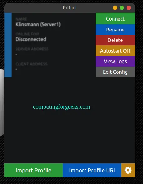 Install and Configure Pritunl VPN server on Amazon Linux 2 13 Install and Configure Pritunl VPN server on Amazon Linux 2 12