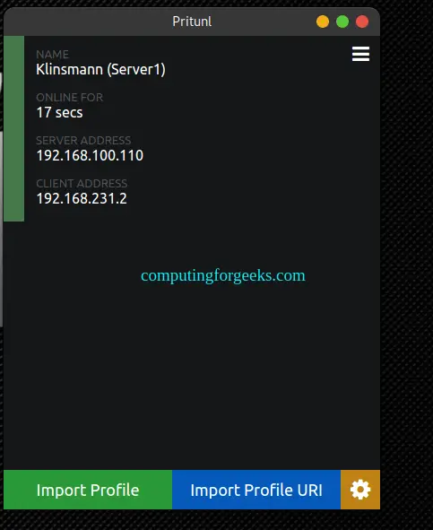 Install and Configure Pritunl VPN server on Amazon Linux 2 14 Install and Configure Pritunl VPN server on Amazon Linux 2 14