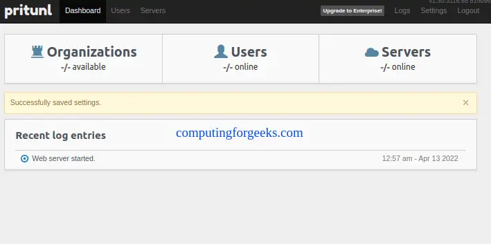 Install and Configure Pritunl VPN server on Amazon Linux 2 5 Install and Configure Pritunl VPN server on Amazon Linux 2 4
