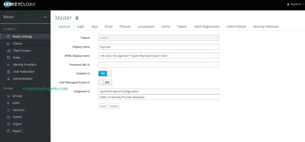 Run Keycloak Server in Docker Containers with Let's Encrypt SSL 5 Run Keycloak Server in Docker Containers with Lets Encrypt SSL 3
