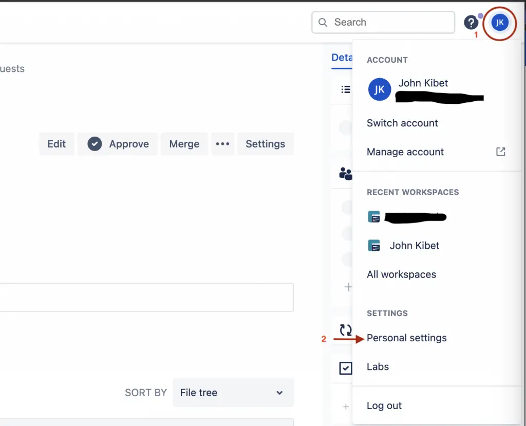 Automate Bitbucket Tasks via Terraform 1 bitbucket click profile icon