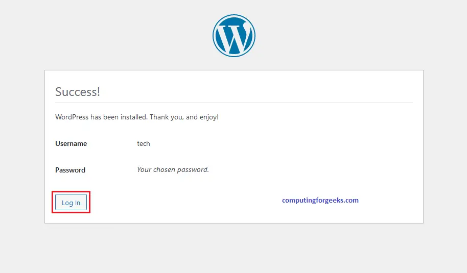 How To Provision PV on Kubernetes using Local Path Provisioner 3 wordpress installsuccess 3