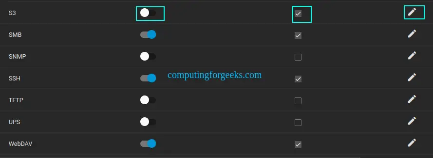 Configure FTP, SFTP and S3 Storage Services on TrueNAS 15 Configure and Use FTP SFTP and S3 Storage Services on TrueNAS 14