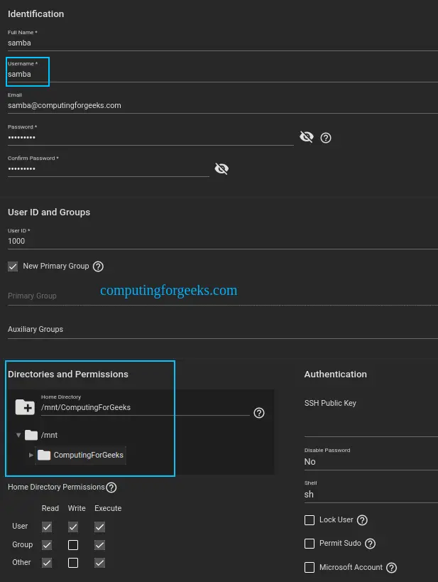 Create and Use Samba NFS WebDAV Shares on TrueNAS 23