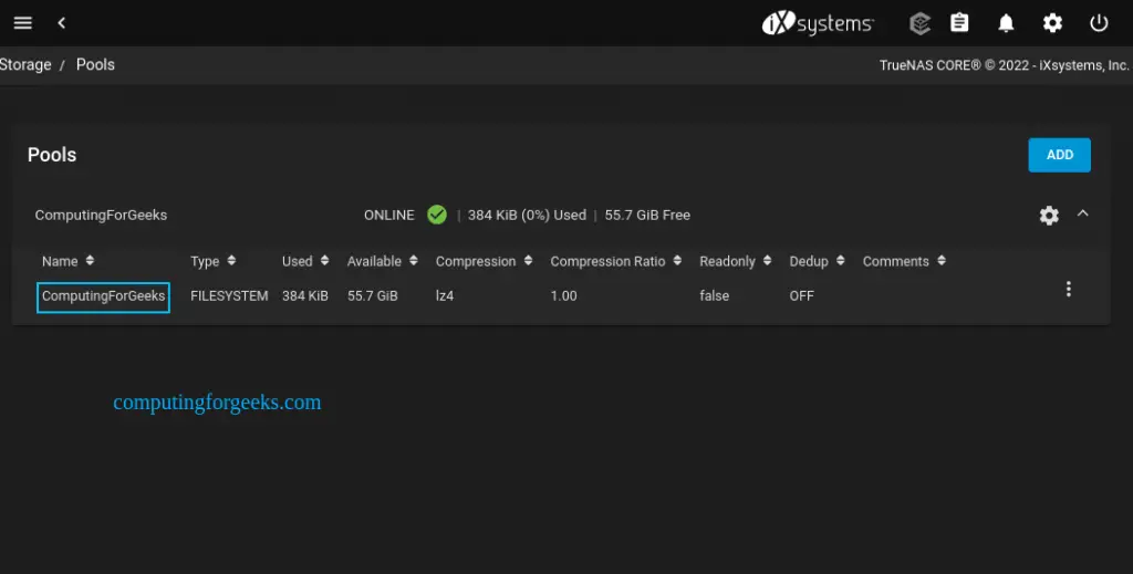 Create and Use Samba NFS WebDAV Shares on TrueNAS 5