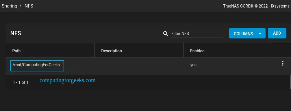 Create and Use Samba NFS WebDAV Shares on TrueNAS 9