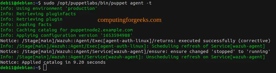 Deploy Wazuh Security Platform on Linux using Puppet 4 Deploy Wazuh Security Platform on Linux using Puppet 3