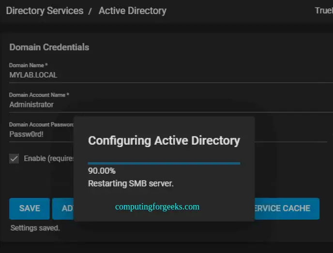 Integrate TrueNAS with LDAP / Active Directory for user Authentication 4 Integrate TrueNAS with LDAPActive Directory for user Authentication 1