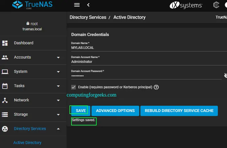 Integrate TrueNAS with LDAP / Active Directory for user Authentication 5 Integrate TrueNAS with LDAPActive Directory for user Authentication 2