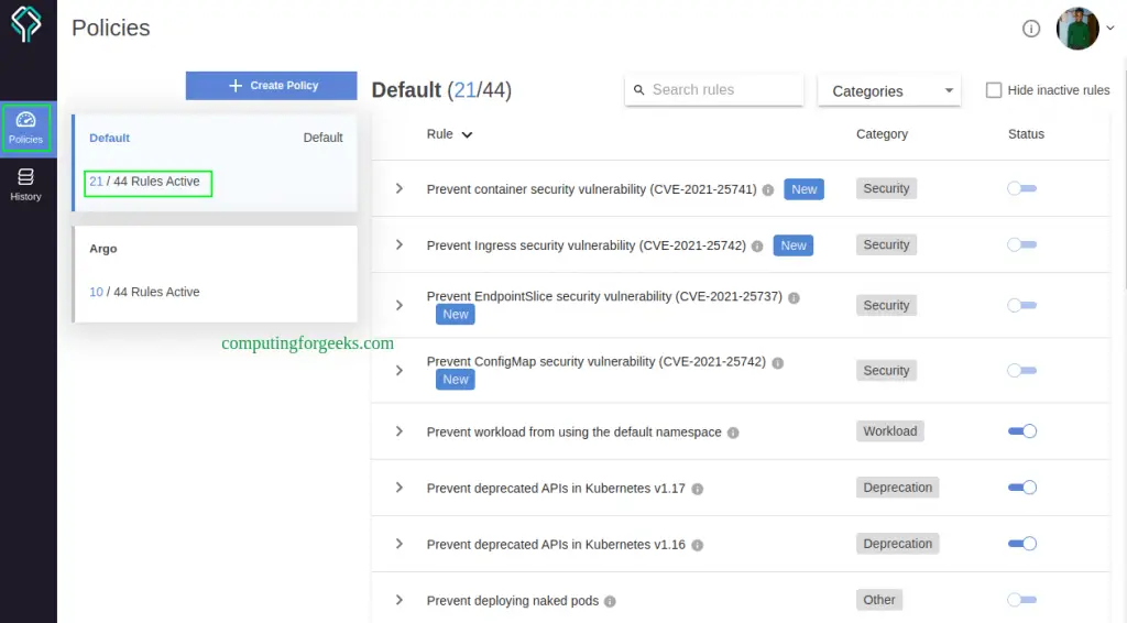 Perform security checks on Kubernetes manifests and Helm charts using Datree 4