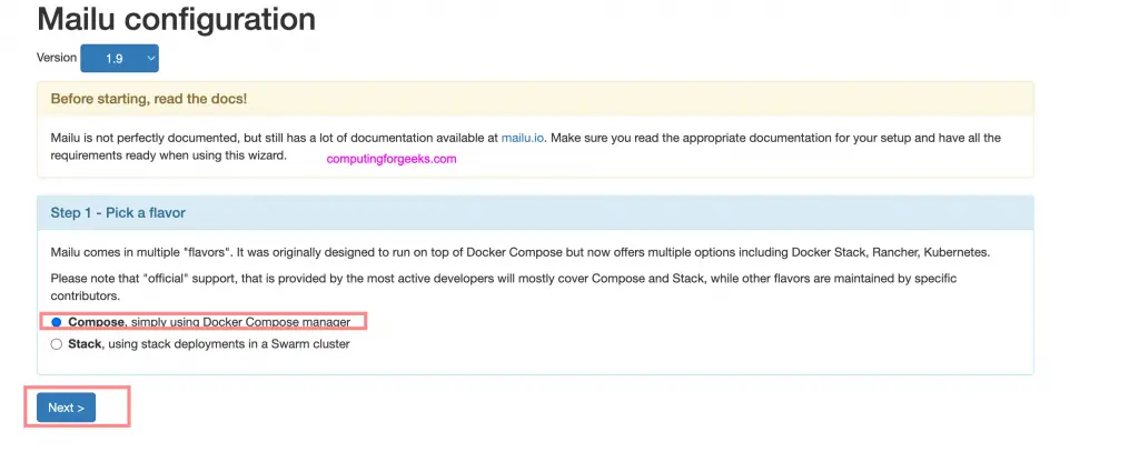 Install Mailu mail server on Ubuntu 22.04|20.04|18.04 1 install mailu on ubuntu 01