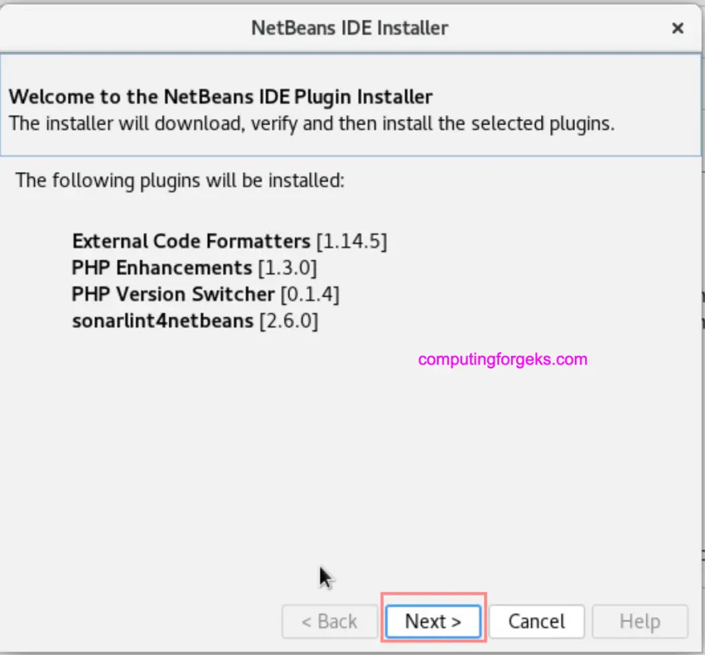 Install NetBeans IDE on Fedora 39/38/37/36/35/34 4 install netbeans 13 09