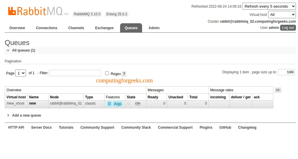 Deploy 3 Node RabbitMQ Cluster on Rocky Linux 8|AlmaLinux 8 5 Deploy 3 Node RabbitMQ Cluster on Rocky Linux AlmaLinux 4