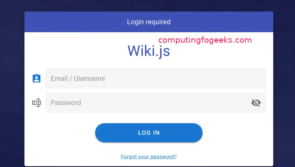 How To Install Wiki.js on CentOS 7 / RHEL 7 3 image 2