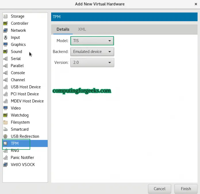 How To Enable TPM 2.0 on KVM and install Windows 11