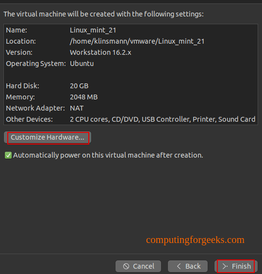 Install Linux Mint 21 - Step by Step With Screenshots 11 Install Linux Mint 21 11