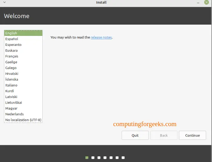 Install Linux Mint 21 - Step by Step With Screenshots 14 Install Linux Mint 21 14