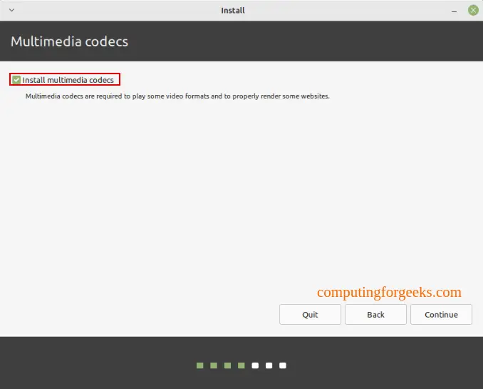 Install Linux Mint 21 - Step by Step With Screenshots 16 Install Linux Mint 21 16