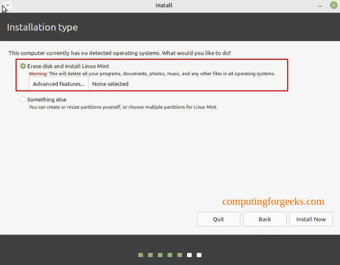 Install Linux Mint 21 - Step by Step With Screenshots 17 Install Linux Mint 21 17
