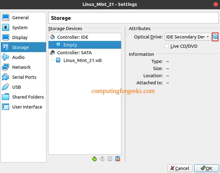 Install Linux Mint 21 - Step by Step With Screenshots 5 Install Linux Mint 21 5