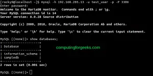Steps of Installing MariaDB or MySQL on Rocky 9|AlmaLinux 9 ...