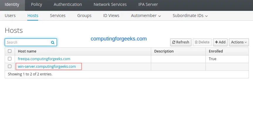 Join Windows System to FreeIPA Realm without Active Directory 8 Join Windows System to FreeIPA Realm 6