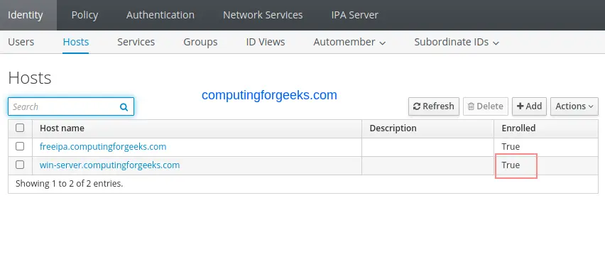 Join Windows System to FreeIPA Realm without Active Directory 9 Join Windows System to FreeIPA Realm 7